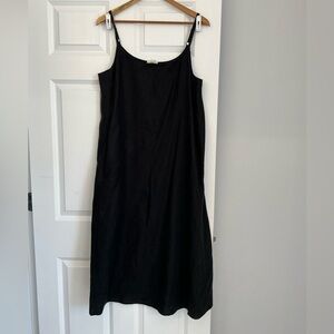 Eileen Fisher Black Linen Dress